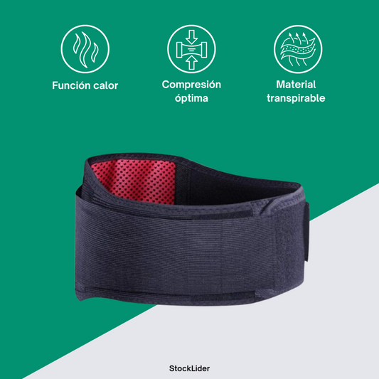 Faja lumbar con efecto calor