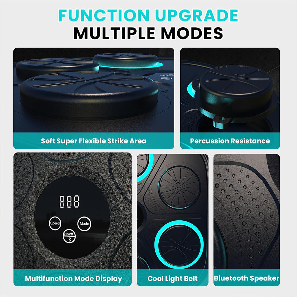 Máquina de boxeo inteligente con guantes de boxeo 3.0 tobillera de Compresión y Masajeador de pies de Regalo